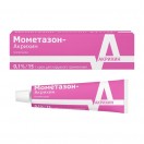 Мометазон-Акрихин, крем д/наружн. прим. 0.1% 15 г №1