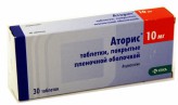 Аторис, табл. п/о пленочной 10 мг №30