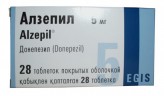 Алзепил, табл. 5 мг №28
