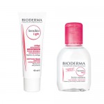 Набор, Bioderma (Биодерма) 40 мл + 100 мл крем сенсибио лайт + вода сенсибио